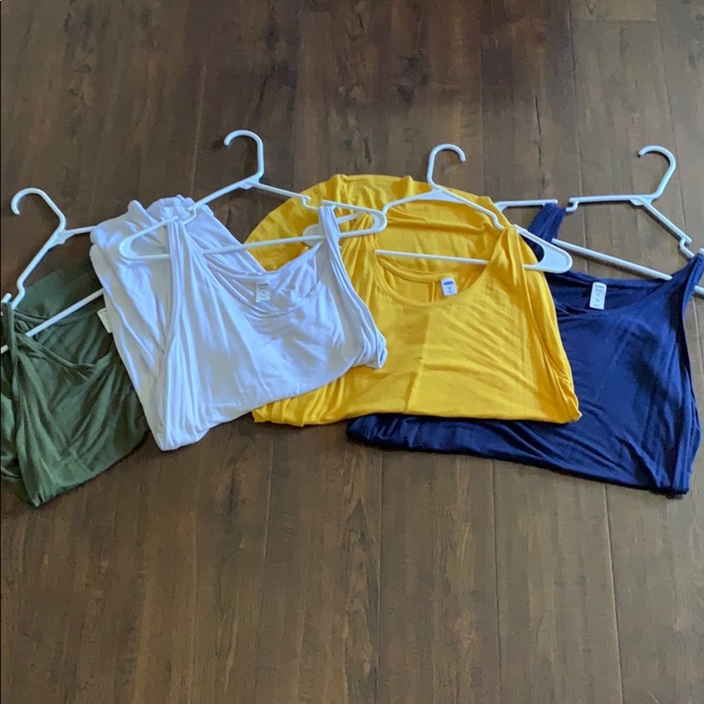 OLD NAVY LUXE TANKS.